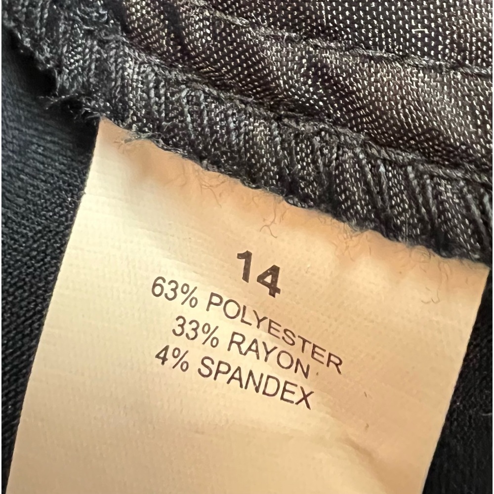 Briggs New York Comfort Waistband Navy Blue Pants Hidden Elastic Wpockets 14 NWT - Picture 4 of 13